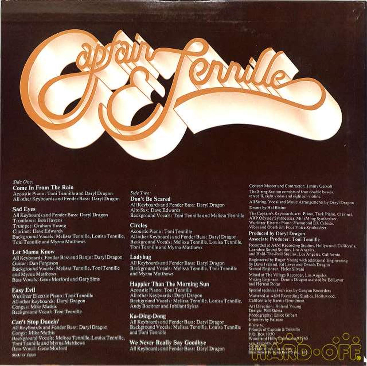 King Records Captain & Tennier "Thoughts on the Rain" GP-2040
