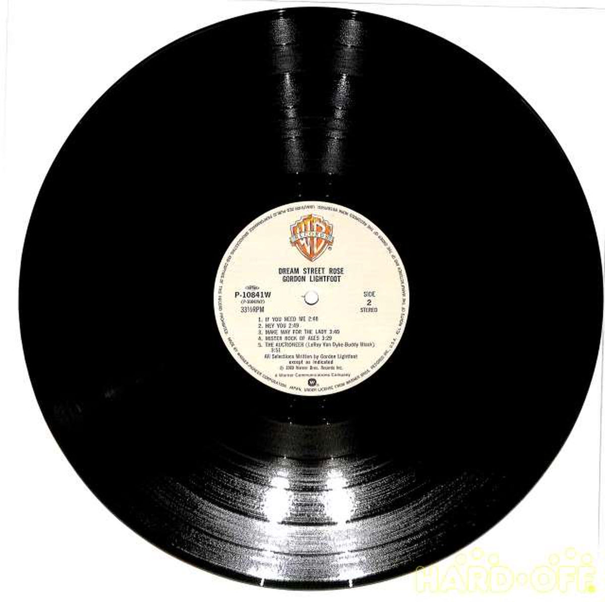 Warner^・Pioneer Gordon Lightfoot "My Beloved Rose" P-10841
