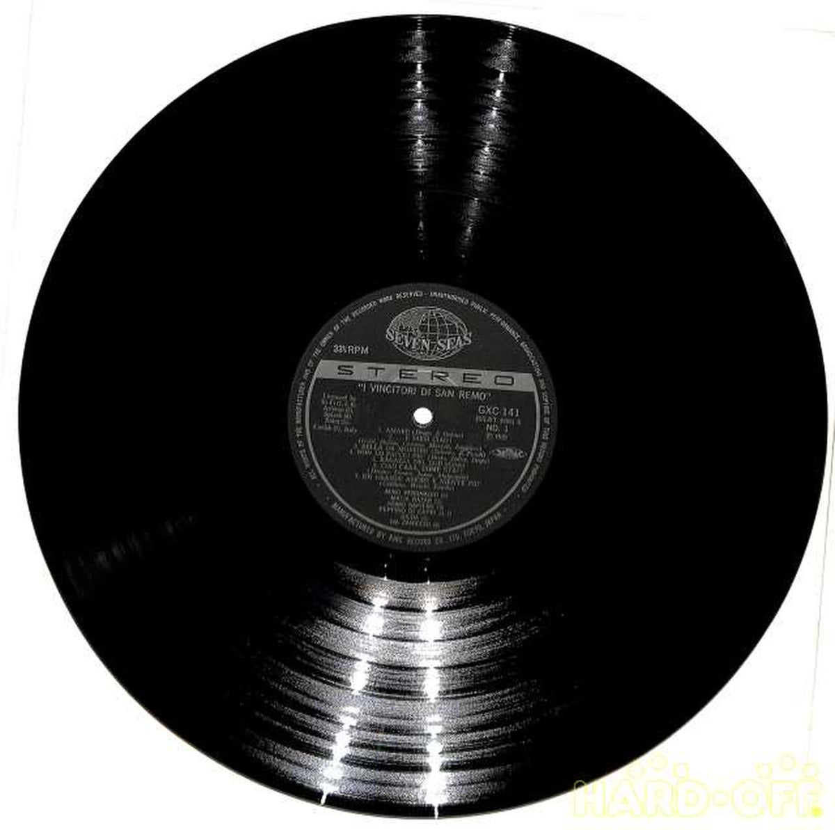 King Records All of Sun Remo Winning Songs (Omnibus) GXC-141~2 2LP