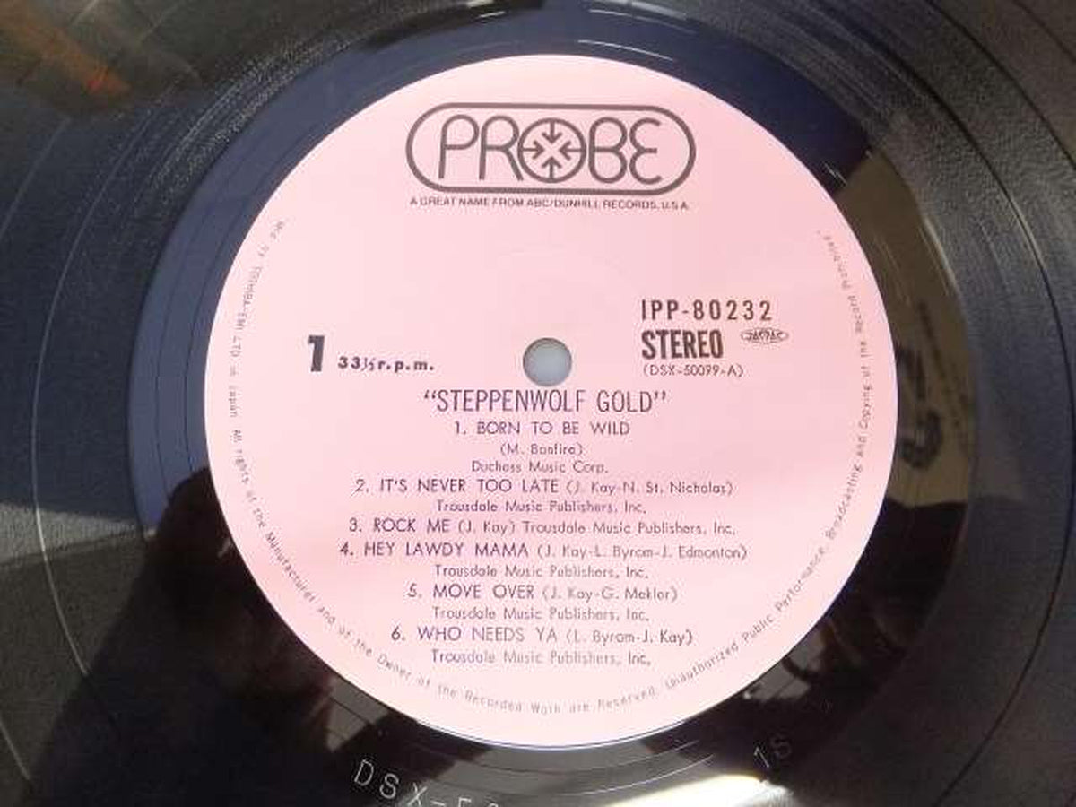 Toshiba EMI Corporation STEPPENWOLF/STEPPENWOLF GOLD IPP-80232/STEPPENWOLF GOLD