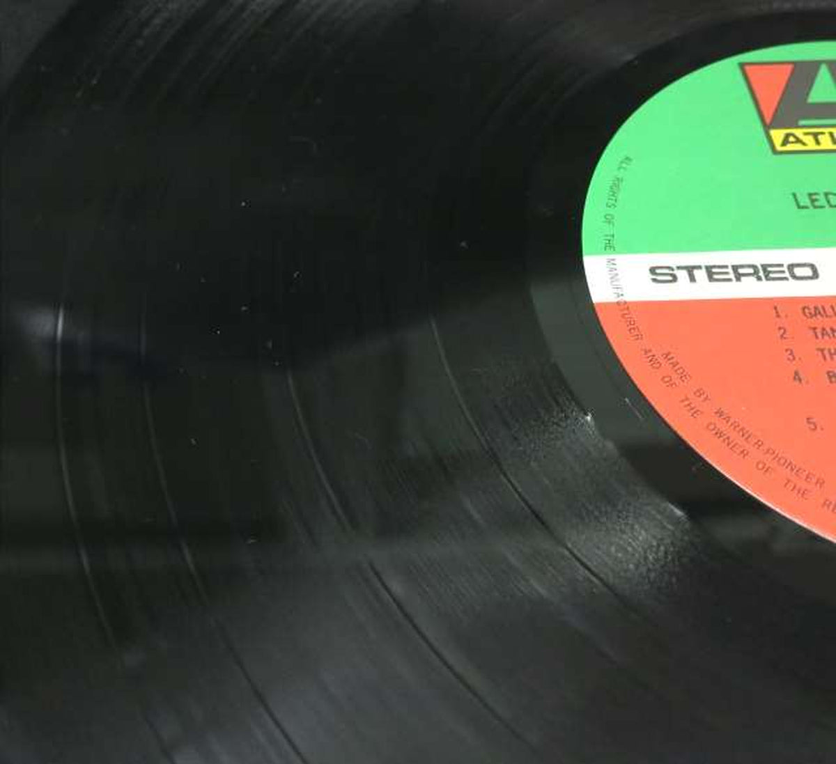 ATLANTIC Western Music Led Zeppelin III P-10106A