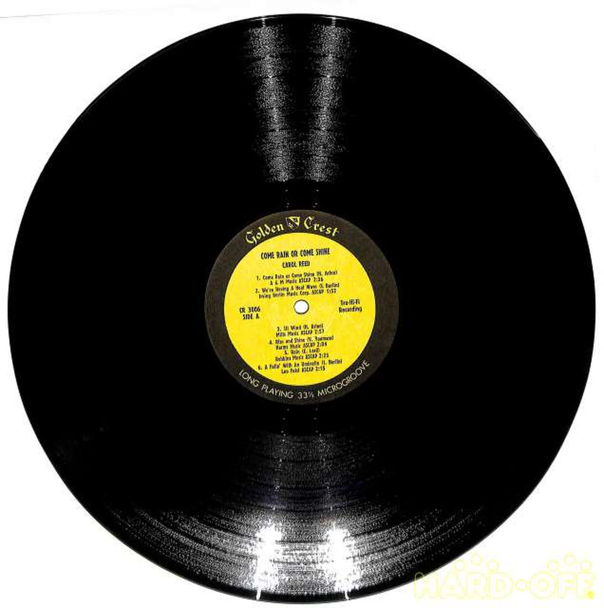 GOLDEN CREST Carol Reed: "COME RAIN OR COME SHI CR3006 (Imported)"