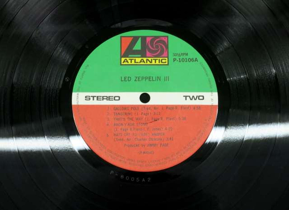 ATLANTIC Western Music Led Zeppelin III P-10106A