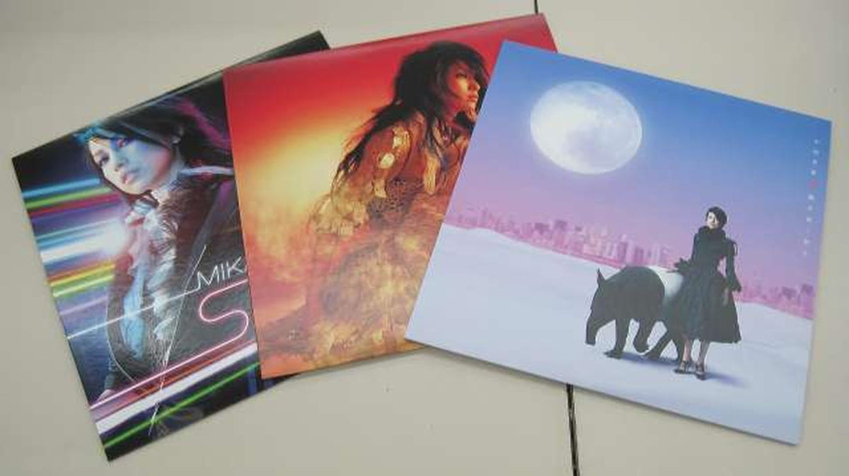SONY MUSIC Mika Nakashima 3-Record Set SEVEN / Phoenix / Oboro Tsukiyo ~ Inori SEVEN / Phoenix / Oboro Tsukiyo ~ Inori