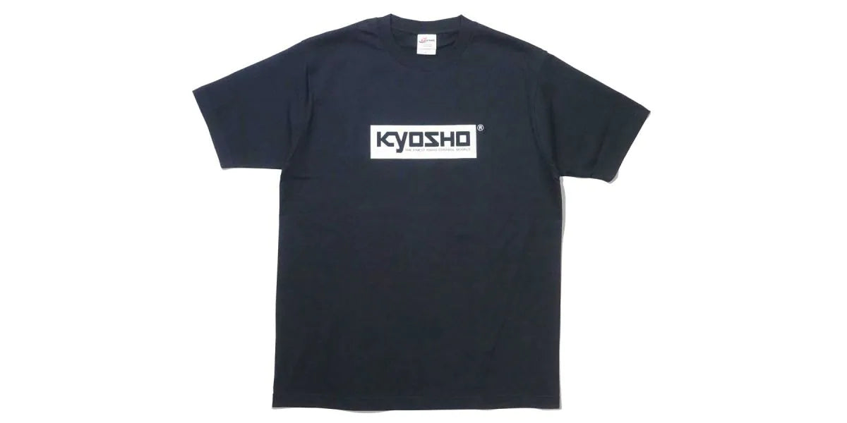 Kyosho KOS-TS01NV-L KYOSHO Boxlogo T-shirt (Navy/L) - BanzaiHobby