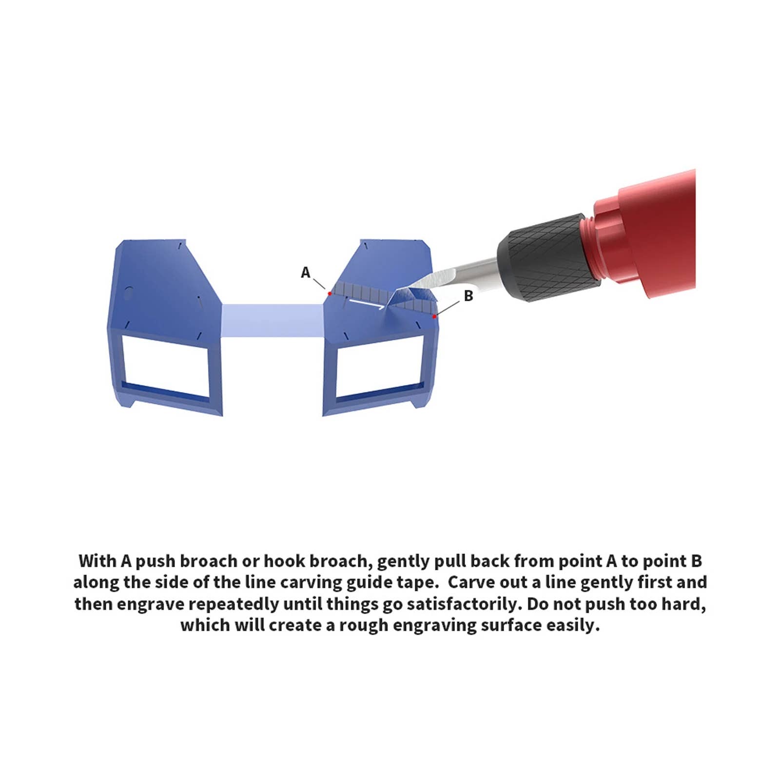 Plamokojo CG-03 3mm Engraving Guide Tape (with scale)