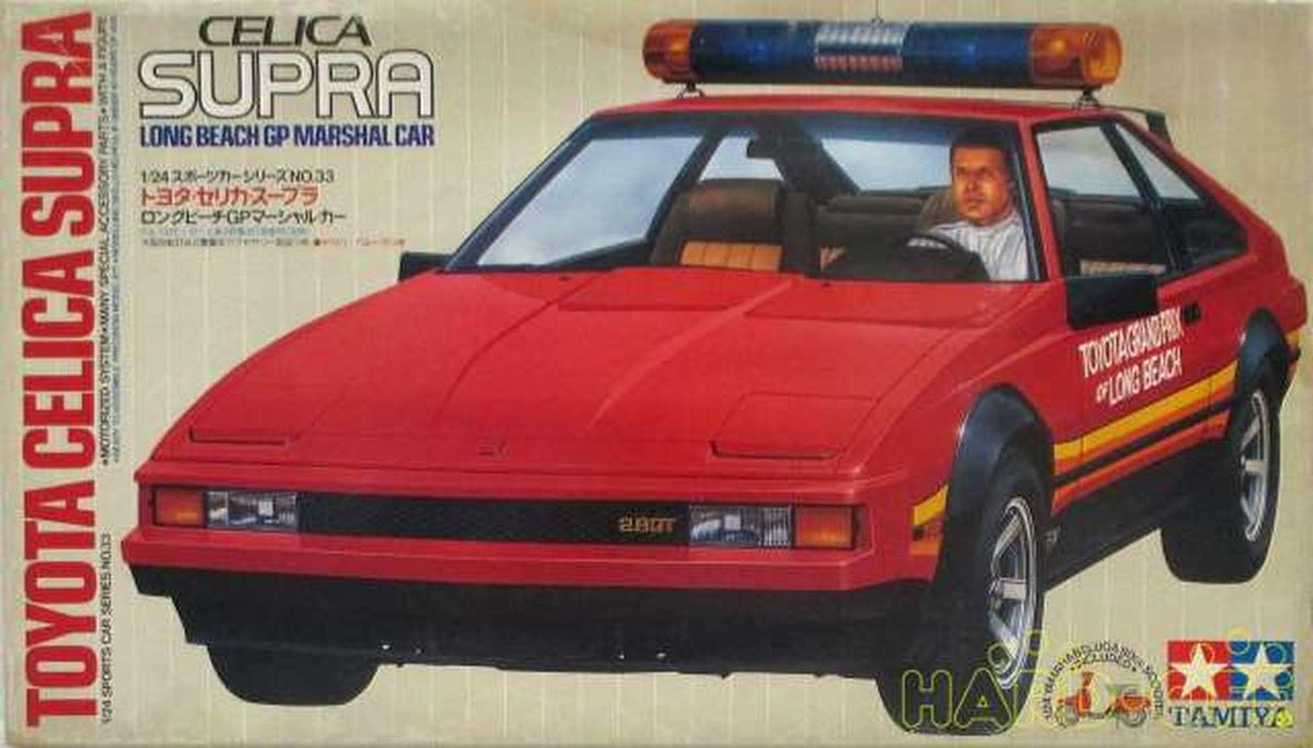 TAMIYA [Ogatamiya] 1/24 Toyota Celica Supra Long Beach GP Marshall Car [2433] - Banzai Thrifting | BanzaiHobby