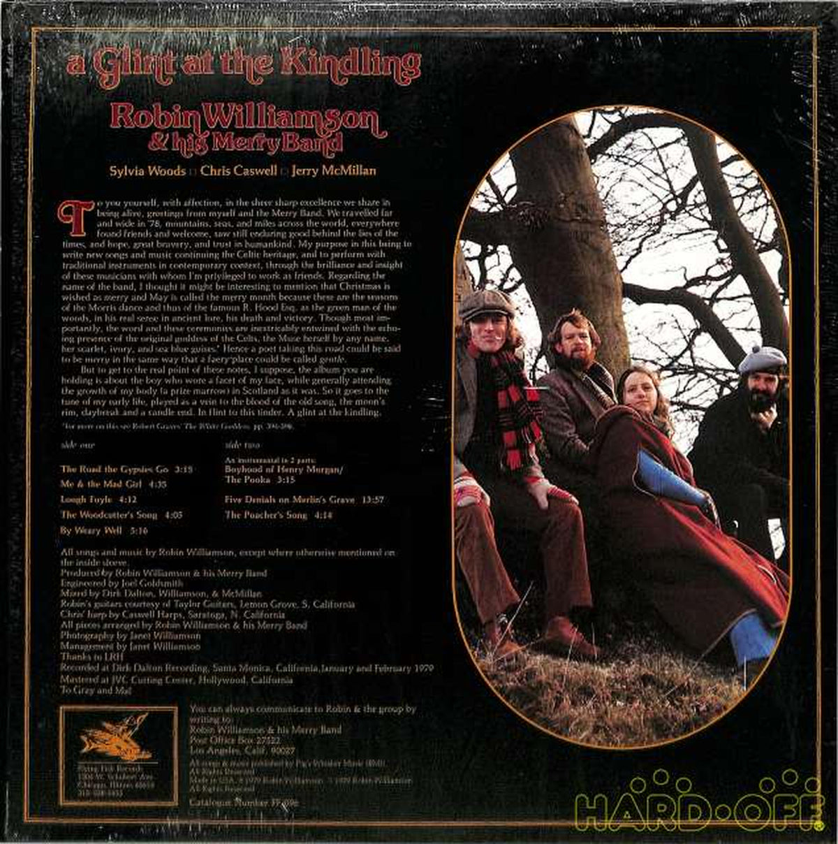 Flying Fish (Import, USA) Robin Williamson "Glint at the Kindling" FF-096