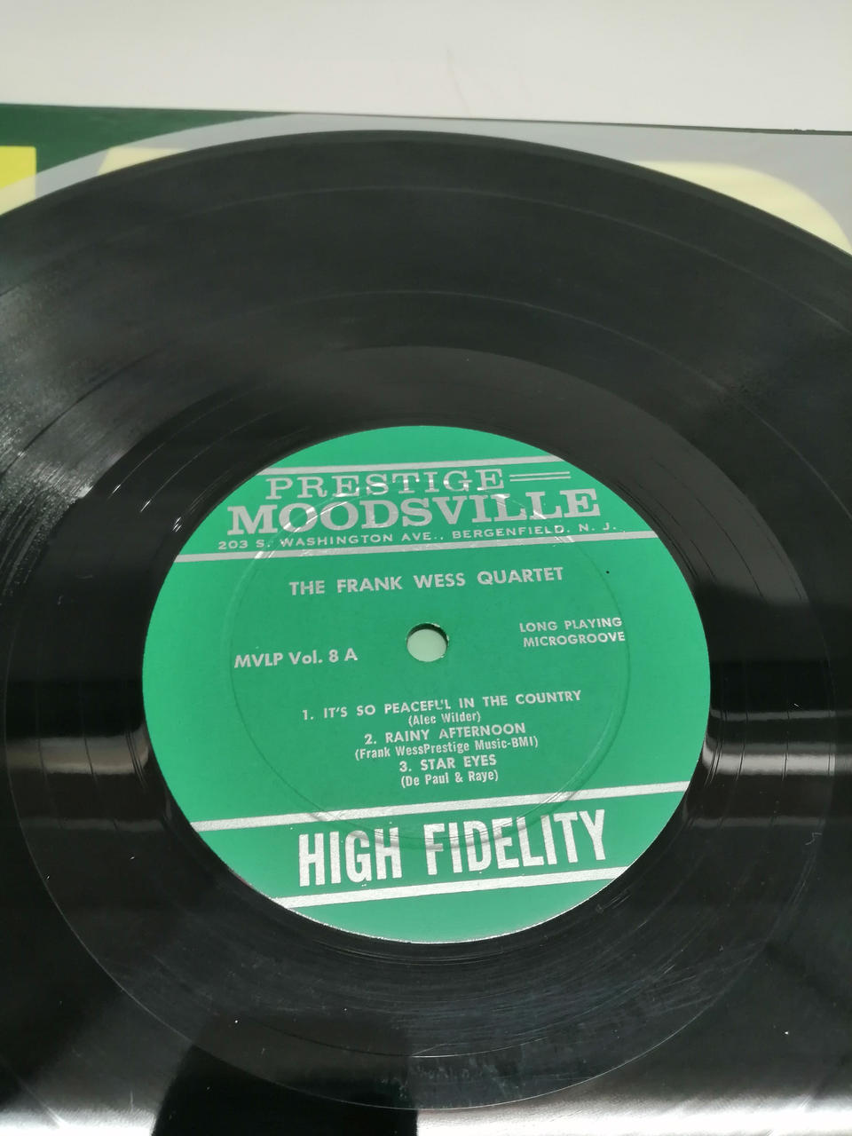 PRESTIGE The Frank Wess Quartet MOODS VILLE 8