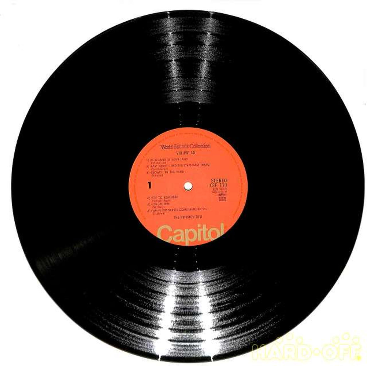Shufunotomo (Toshiba Sound Engineering) Kingston Trio "Folk Song" CSF-110