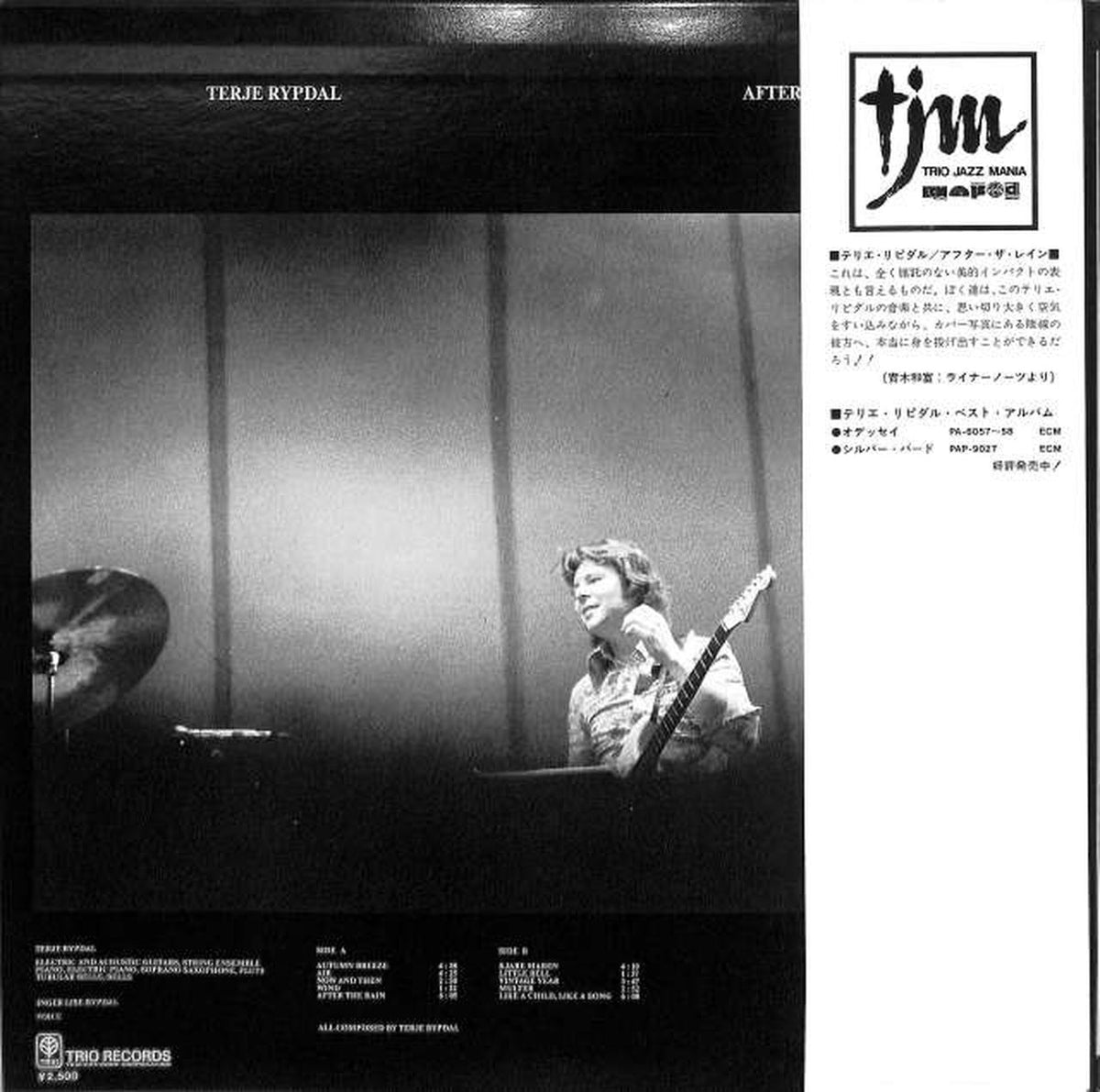 trio Terje Lipidal "After the Rain" PAP-9055