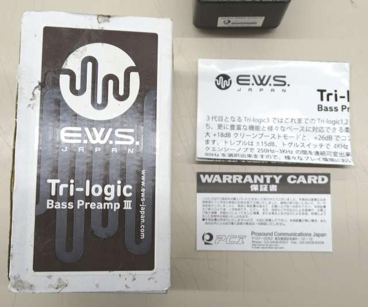 EWS Preamp TRI-LOGIC BASS PRIAMP III
