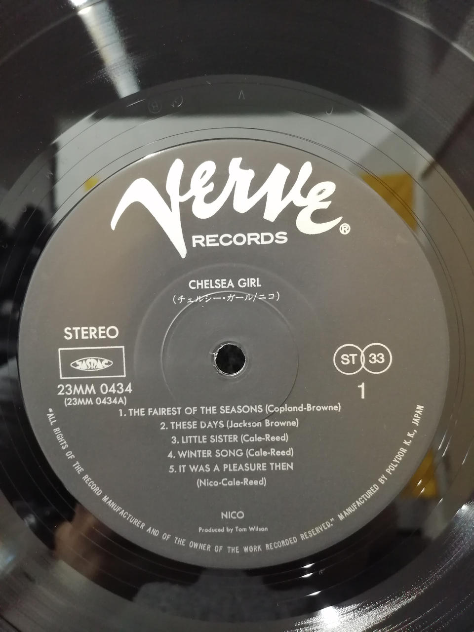 Verve Records Nico "Chelsea Girl" 23MM0434
