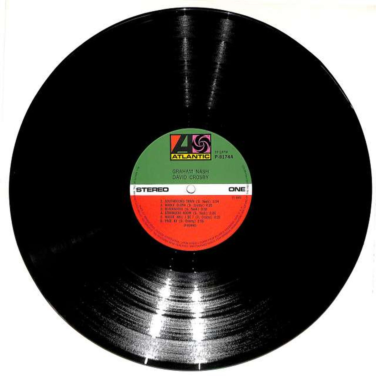 Warner Pioneer Graham Nash & David Crosby P-8174A