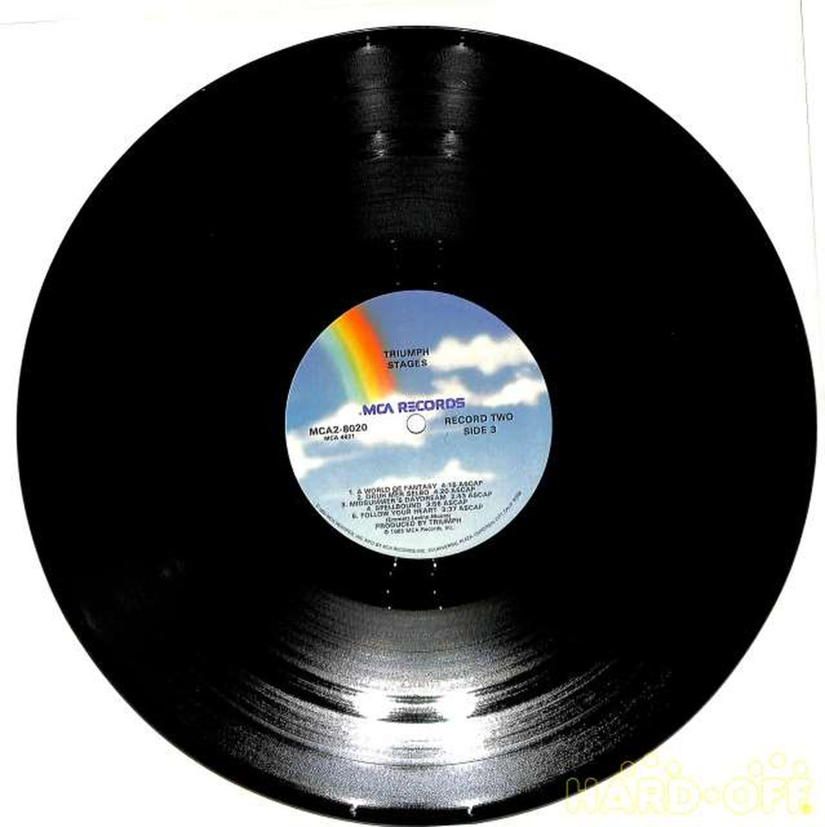 MCA Triumph "STAGES" MCA2-8020 (Exported to USA) 2LP
