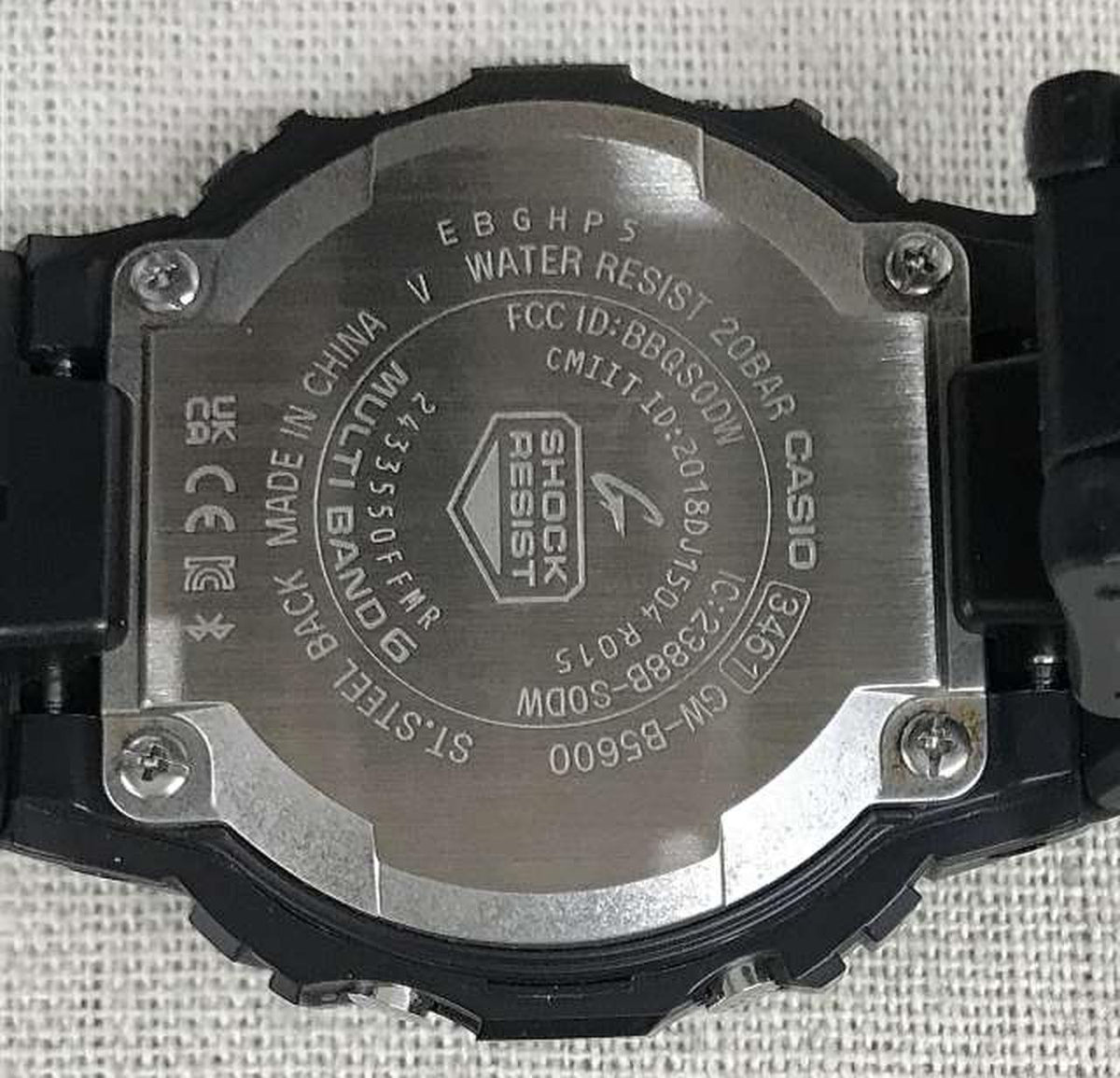 CASIO G-SHOCK Solar Radio-Controlled Wristwatch GW-B5600BC-1BJF