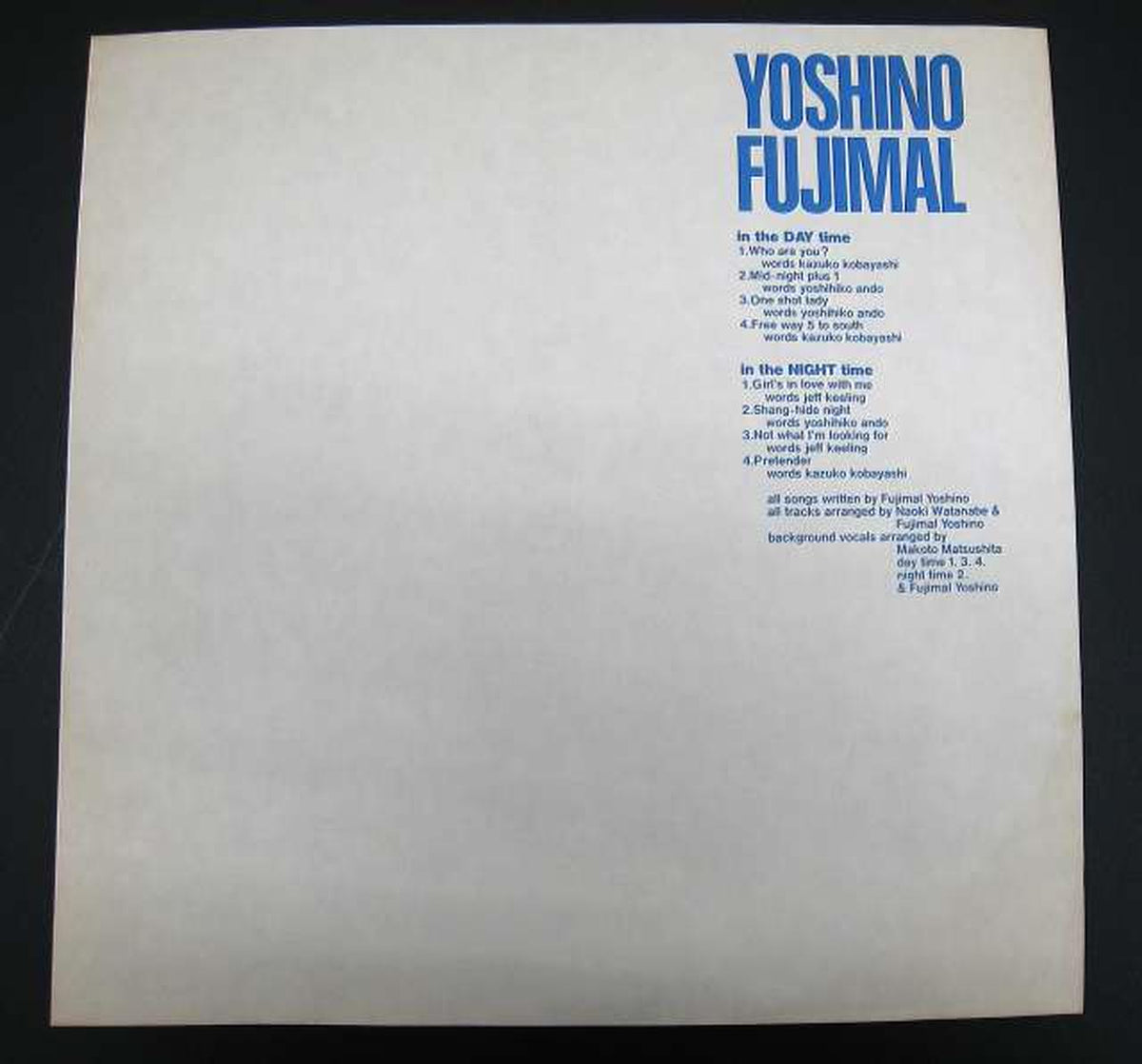 ALFA MOON Fujimaru Yoshino / YOSHINO FUJIMAL Fujimaru Yoshino / YOSHINO FUJIMAL