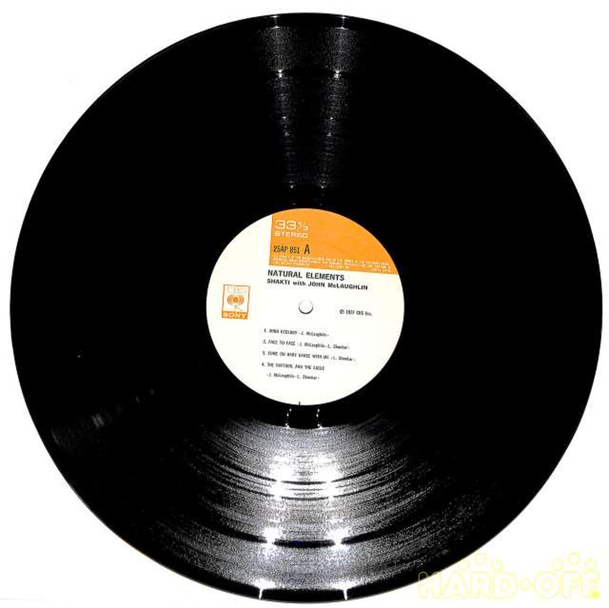 CBS Sony Shakti with John McLaughlin "The Movement of the Earth" 25AP-851