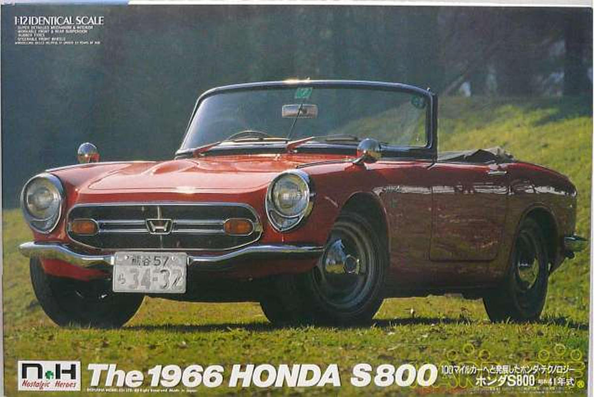 Children's Friends Society 1/12 Honda S800 1966 Nostalgic Heroes No.9 - Banzai Thrifting | BanzaiHobby