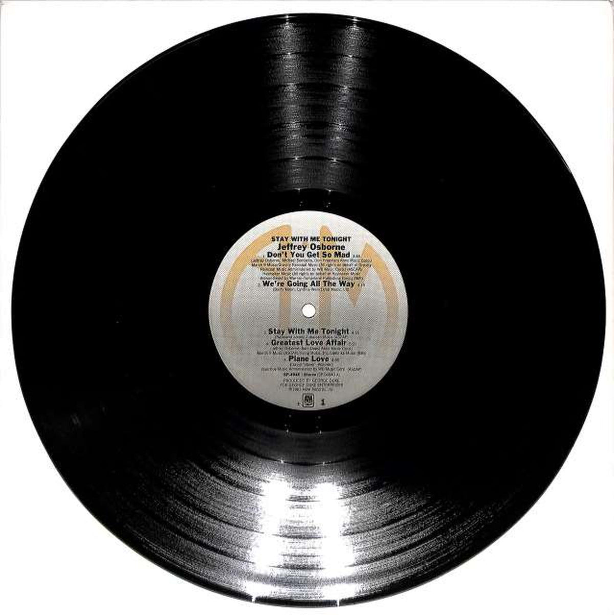 A&M Jeffrey Osborne "STAY WITH ME TONIG SP-4940 (imported)"