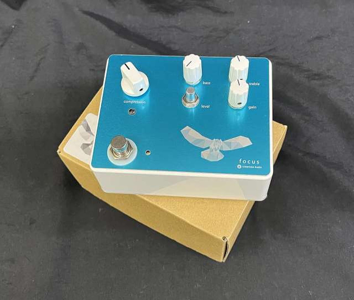 [JUNK] LIMETONE AUDIO [Studio Equipment Quality] Effects Pedal FOCUS ALUMITE COLOR