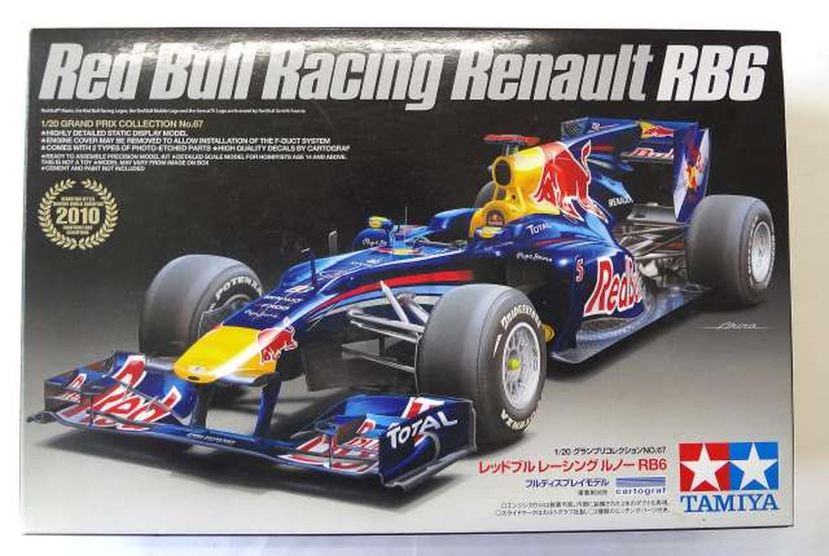 TAMIYA 1/20 Red Bull Racing Renault RB6 Display Model - Banzai Thrifting | BanzaiHobby