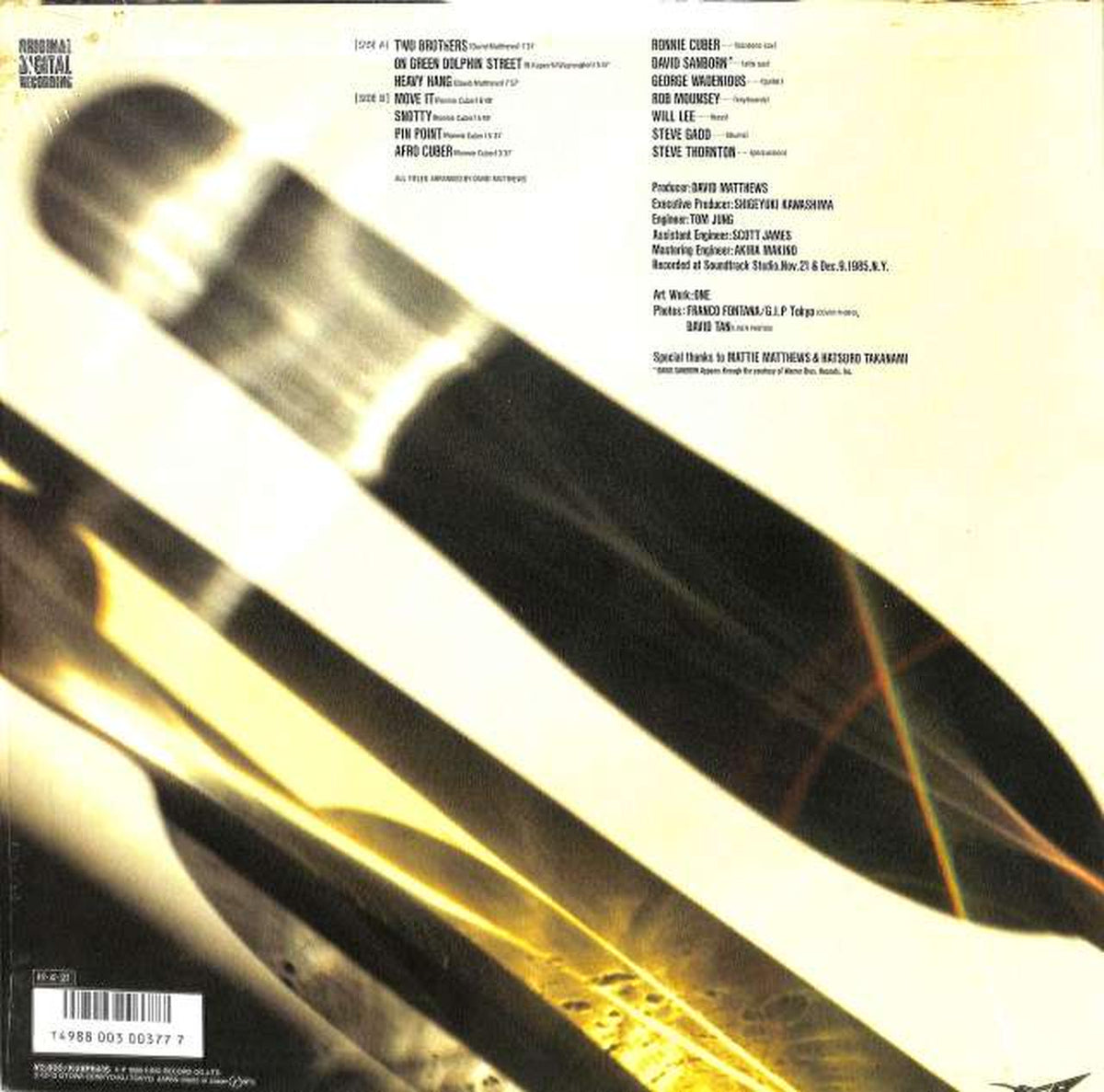 King Ronnie Cuber / David Sanborn "Pin Point" K28P 6415
