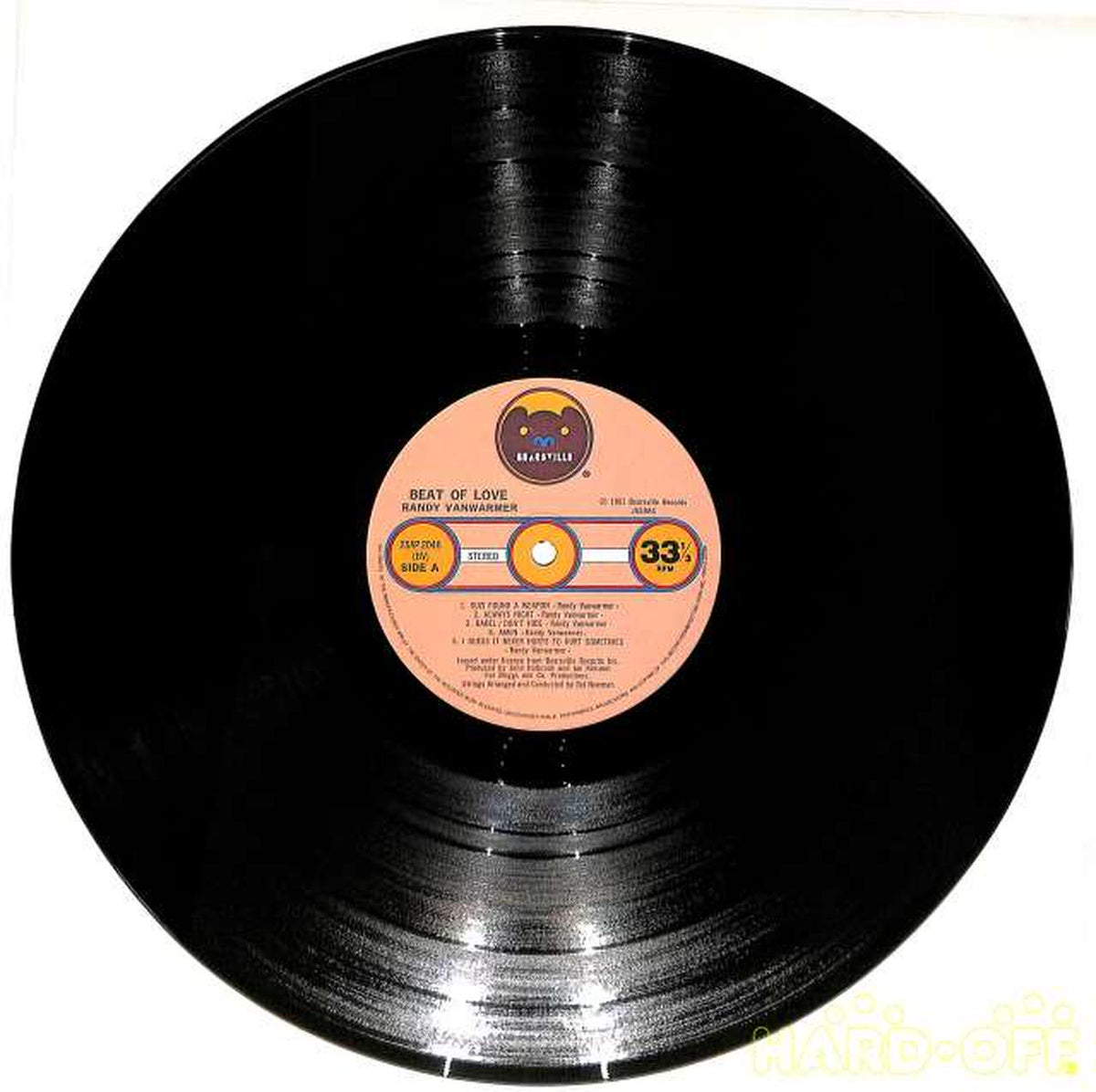 CBS Sony Randy Vanwarmer "Beat of Love" 25AP2048