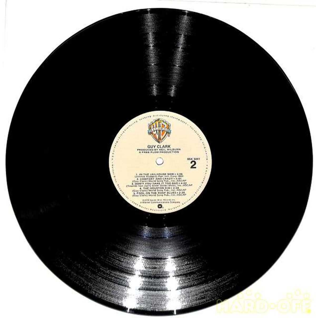Warner Bros. Guy Clark "Third Album" BSK3241 (Imported, USA)
