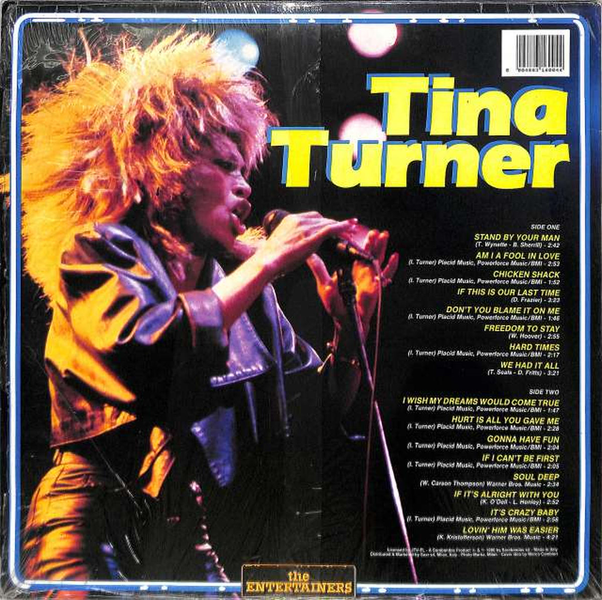 ENTERTAINERS Tina Turner "WITH LKE TURNER & THE ENT LP 13.004 (Lost)