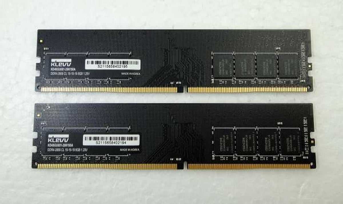 KLEVV DDR4 (PC4)-2666 8GBx2 (Total 16GB) KD48GU881-26N190A