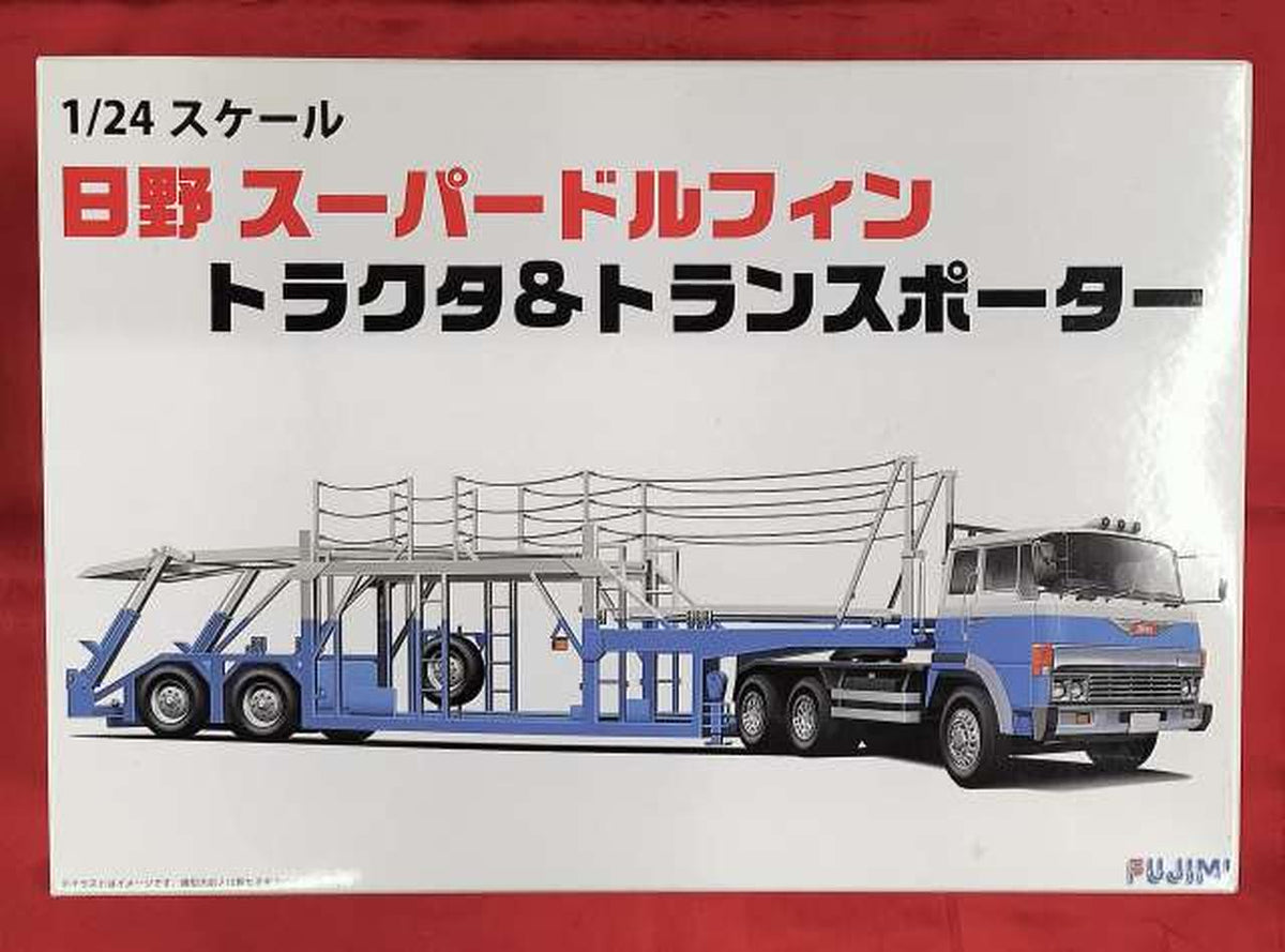 Fujimi Model Car Hino Super Dolphin Tractor & Transporter - Banzai Thrifting | BanzaiHobby