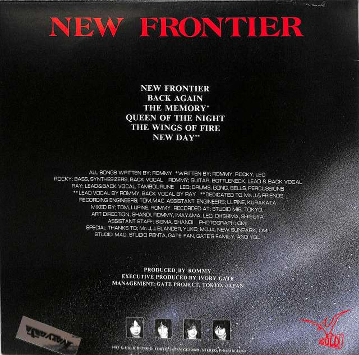 GOLD Ivory Gate 'NEW FRONTIER' GG7-8801