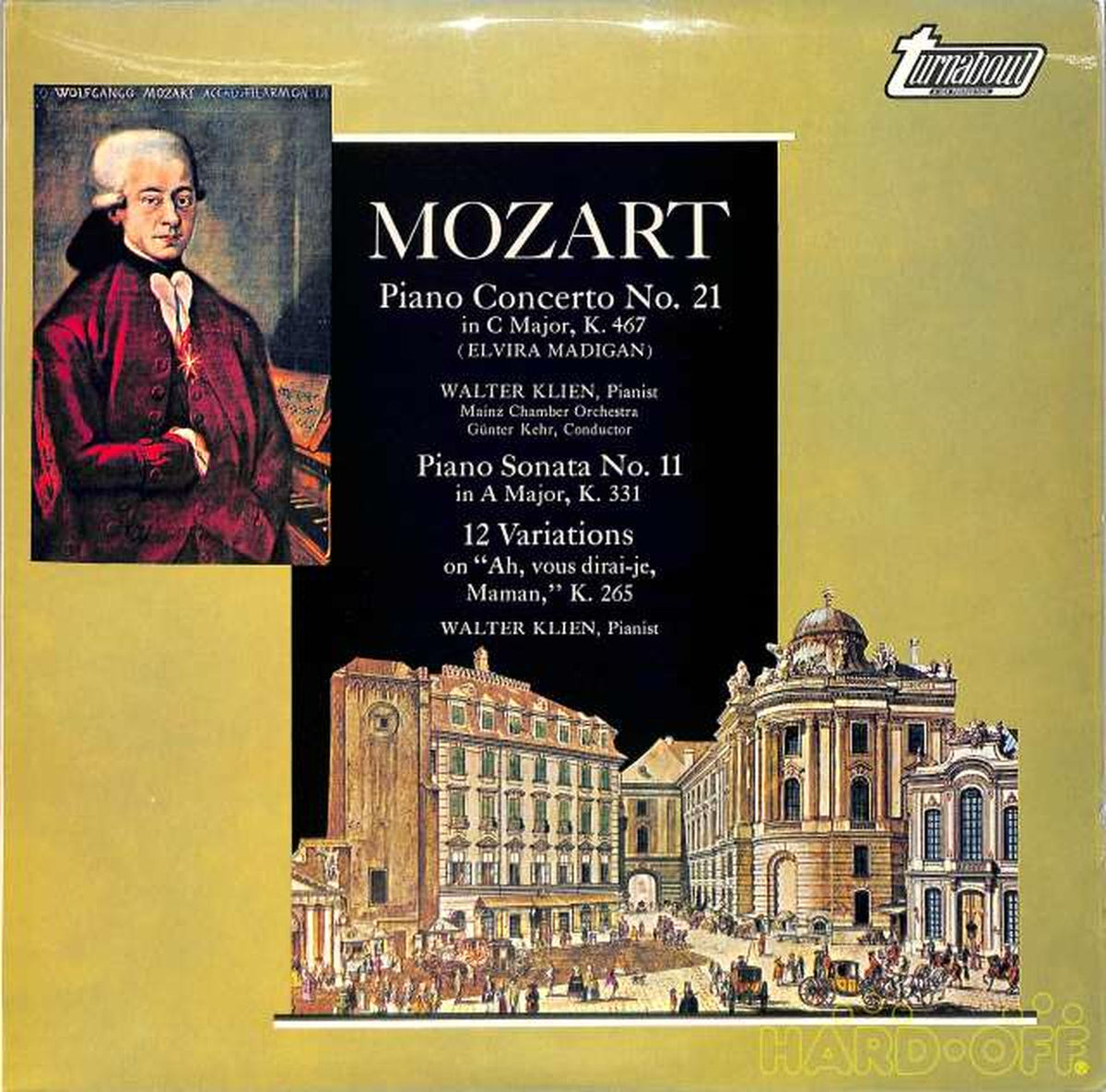 TURNABOUT Clean 'Mozart Piano Concerto No. 21 Sonata No. 11' TV 34504S