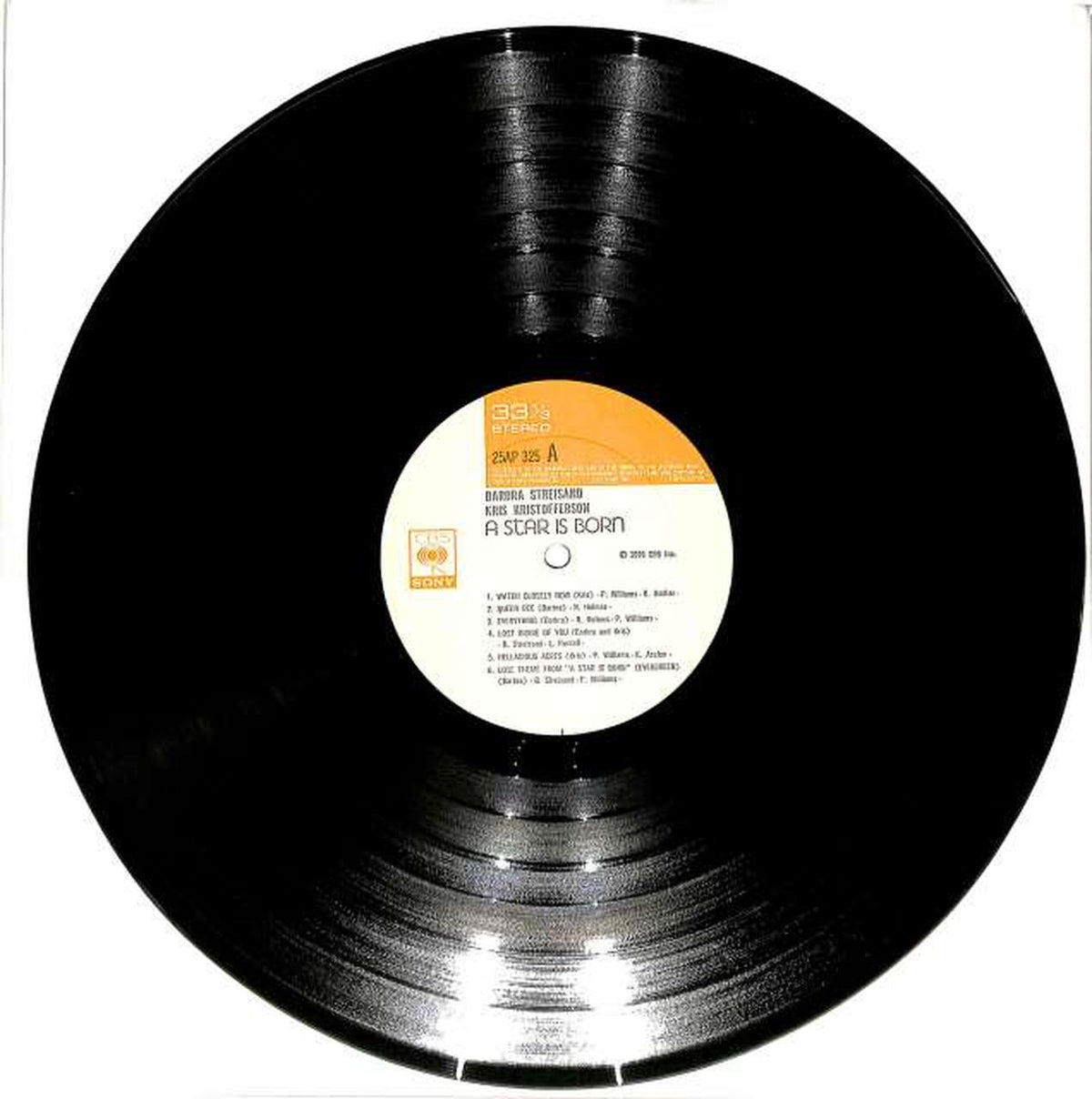 CBS Sony Soundtrack "Star Birth" 25AP325