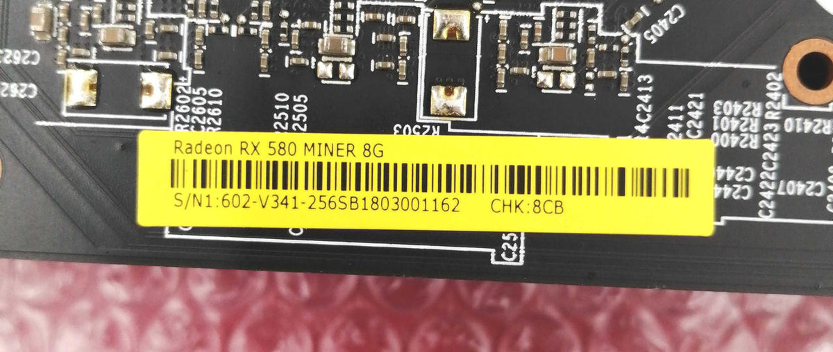 MSI Graphics Board: RX 580 MINER 8G