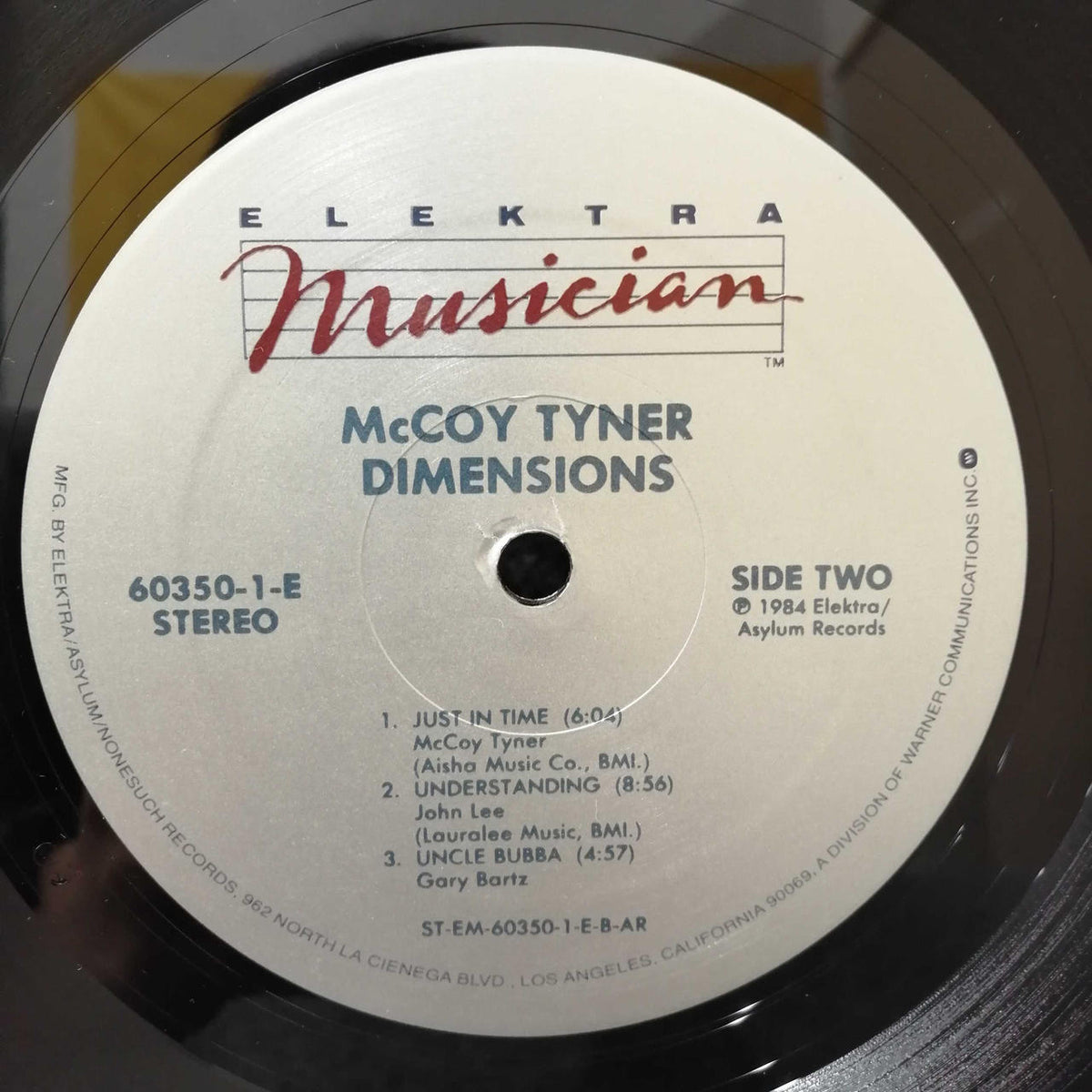 ELEKTRA MUSICIAN MCCOY TYNER「DIMENSIONS」 60350-1-E