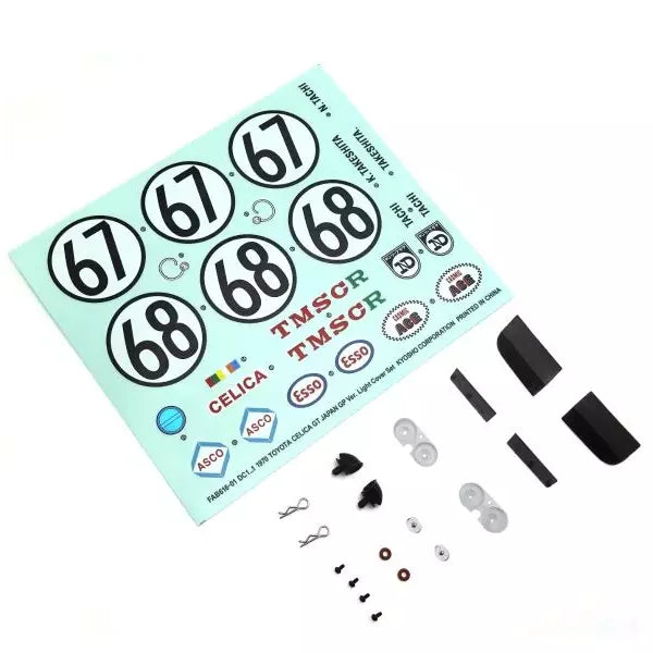 Kyosho FAB616-01 1970 Toyota Celica GT Headlight Cover Set