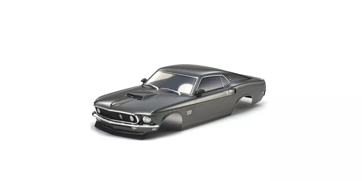Kyosho FAB715BJ 1969 Ford Mustang Boss 429 Black Jade Deco - BanzaiHobby