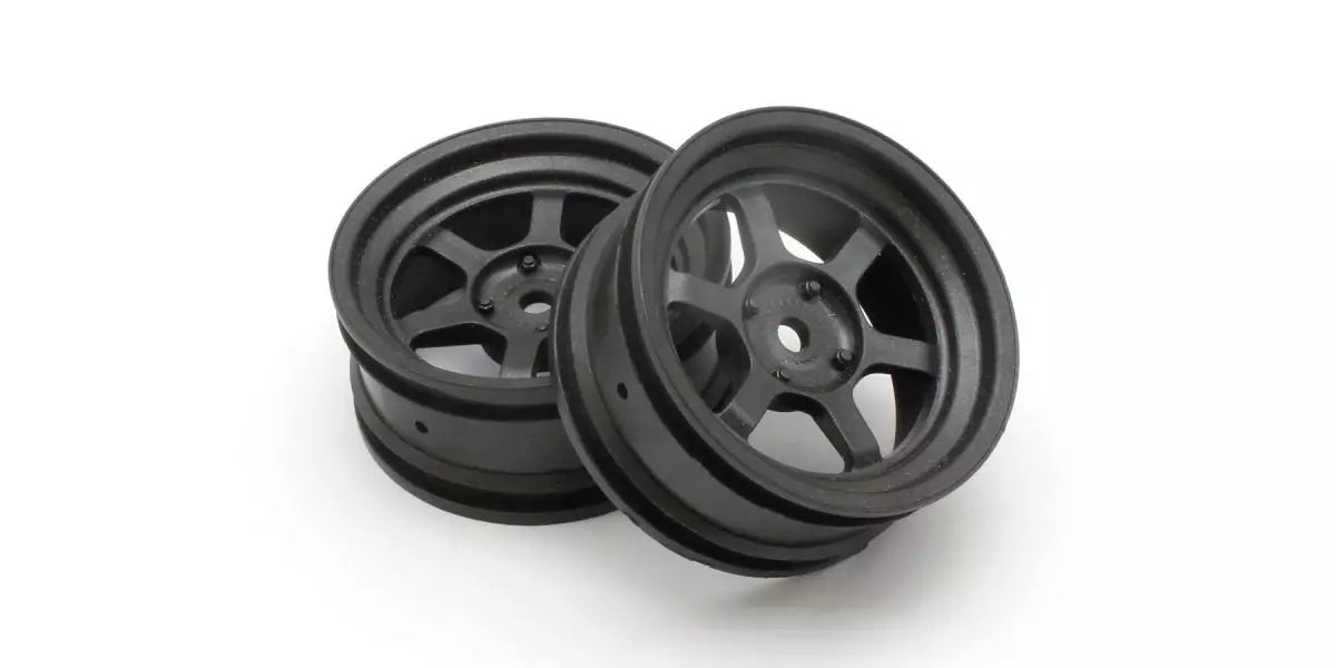 Kyosho FAH709BK RAYSTE37V Wheels, 5mm Offset (FZD2 / Black Metallic/2 pieces)