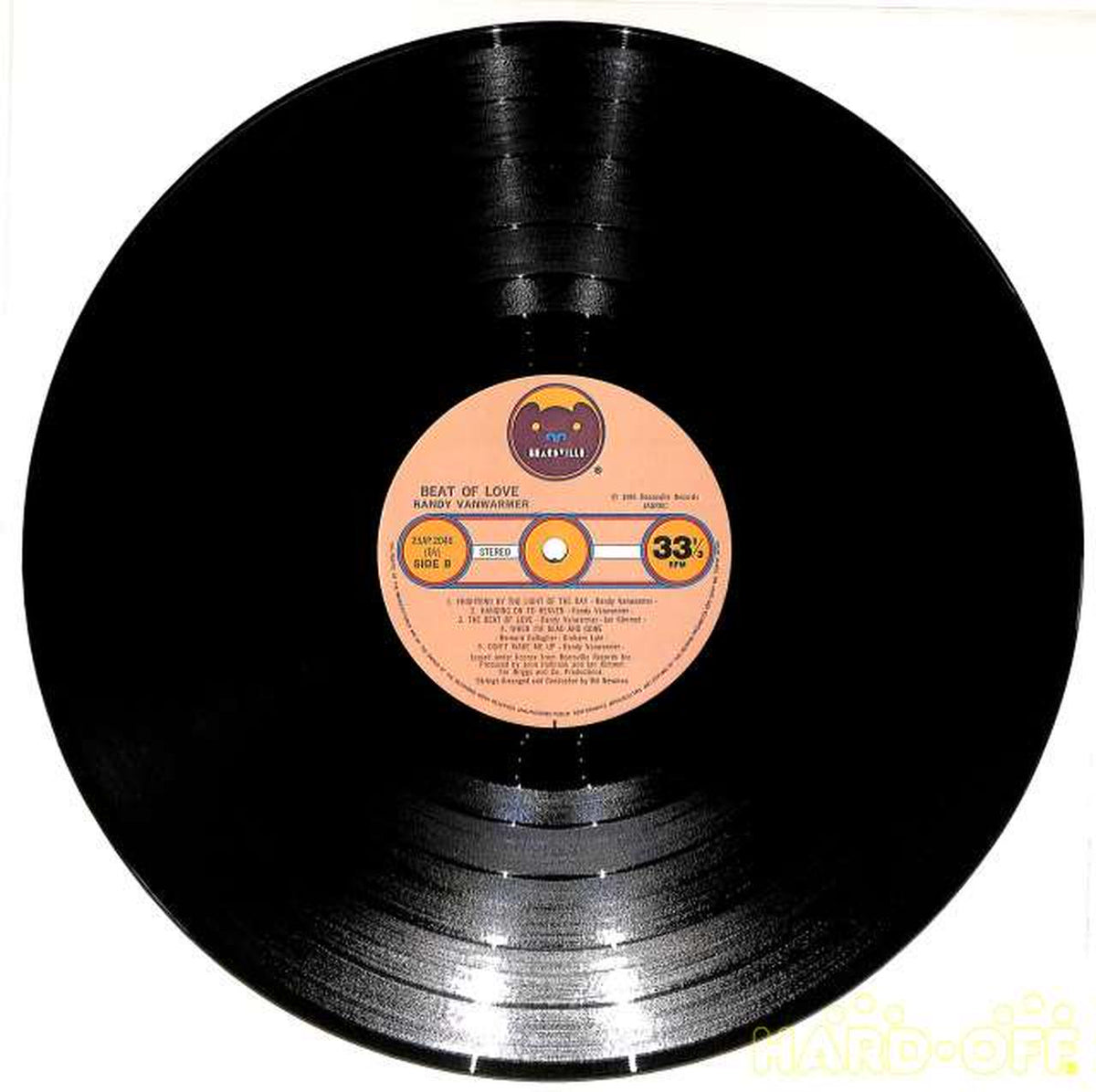 CBS Sony Randy Vanwarmer "Beat of Love" 25AP2048