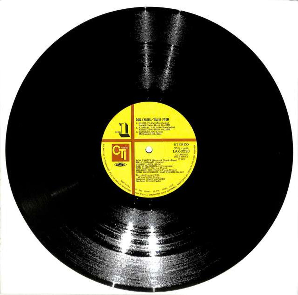 King Records Ron Carter "Blues Farm" LAX-3230