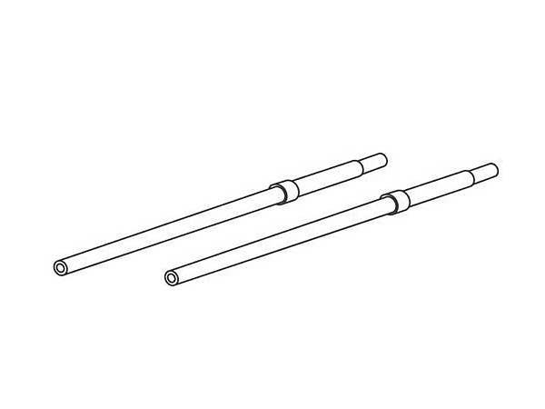 Fine Molds AA47 1/72 20mm MG Barrels for Bf109G-4/R6 & G-6