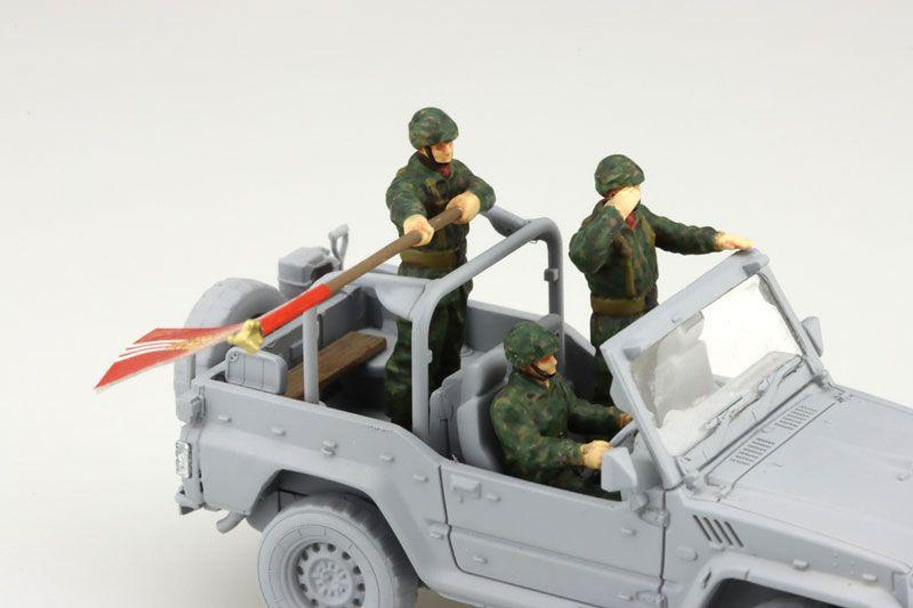 Fujimi ML-9EX-2 1/72 JGSDF Type 87 Self-Propelled Anti-Aircraft Gun (2-Car Set With Members) - BanzaiHobby