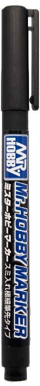 GSI Creos CM101 Mr.Hobby Inking Marker, Extra-Fine Tip Type Black - BanzaiHobby