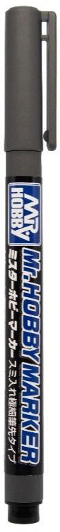 GSI Creos CM102 Mr.Hobby Inking Marker, Extra-Fine Tip Type Gray - BanzaiHobby