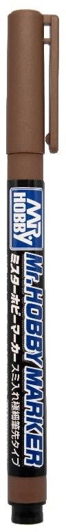 GSI Creos CM103 Mr.Hobby Inking Marker, Extra-Fine Tip Type Brown - BanzaiHobby