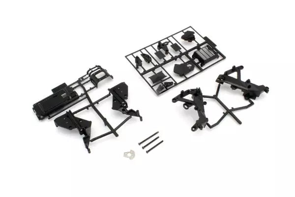 Kyosho GP101BK Main Frame/Gearbox (Hang-On Racer/Black)