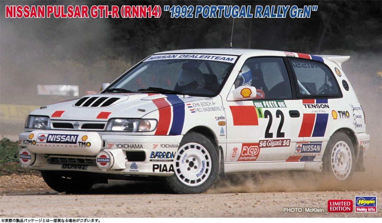 Hasegawa 20759 1/24 Nissan Pulsar GTI-R (RNN14) 1992 Portugal Rally Gr.N - BanzaiHobby