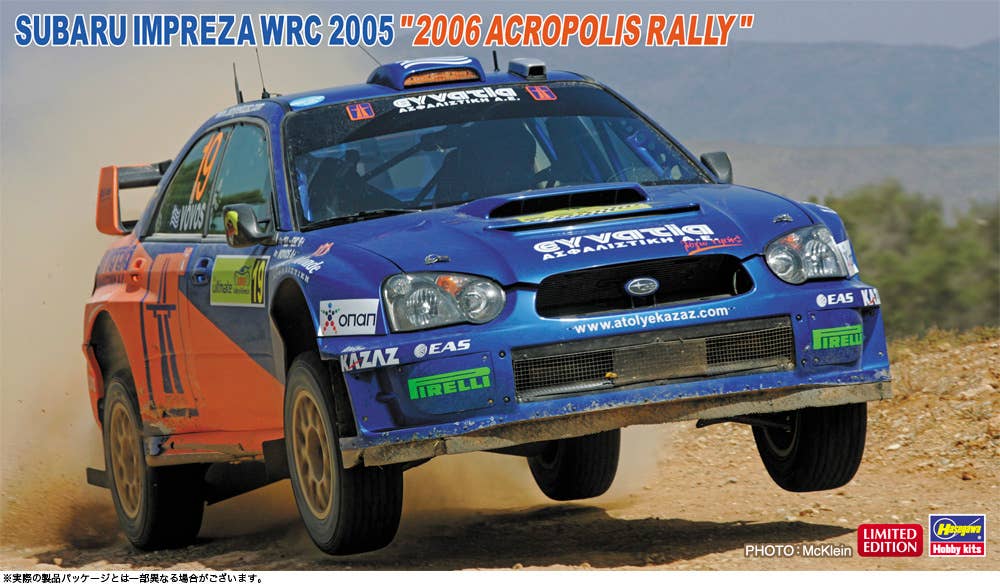 Hasegawa 20774 1/24 Subaru Impreza WRC 2005 2006 Acropolis Rally
